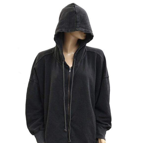 Free People FP Movement Sprint To The Finish Zip-Up Hoodie Jacket Top M 281920 - Picture 6 of 8